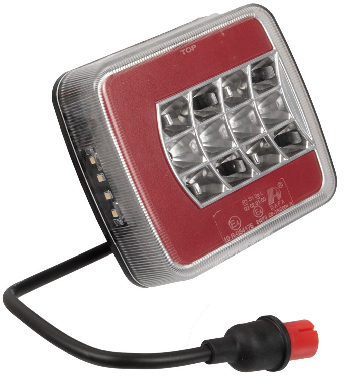 Lumină spate dreapta cu lampă de înmatriculare 12V-24V 37226