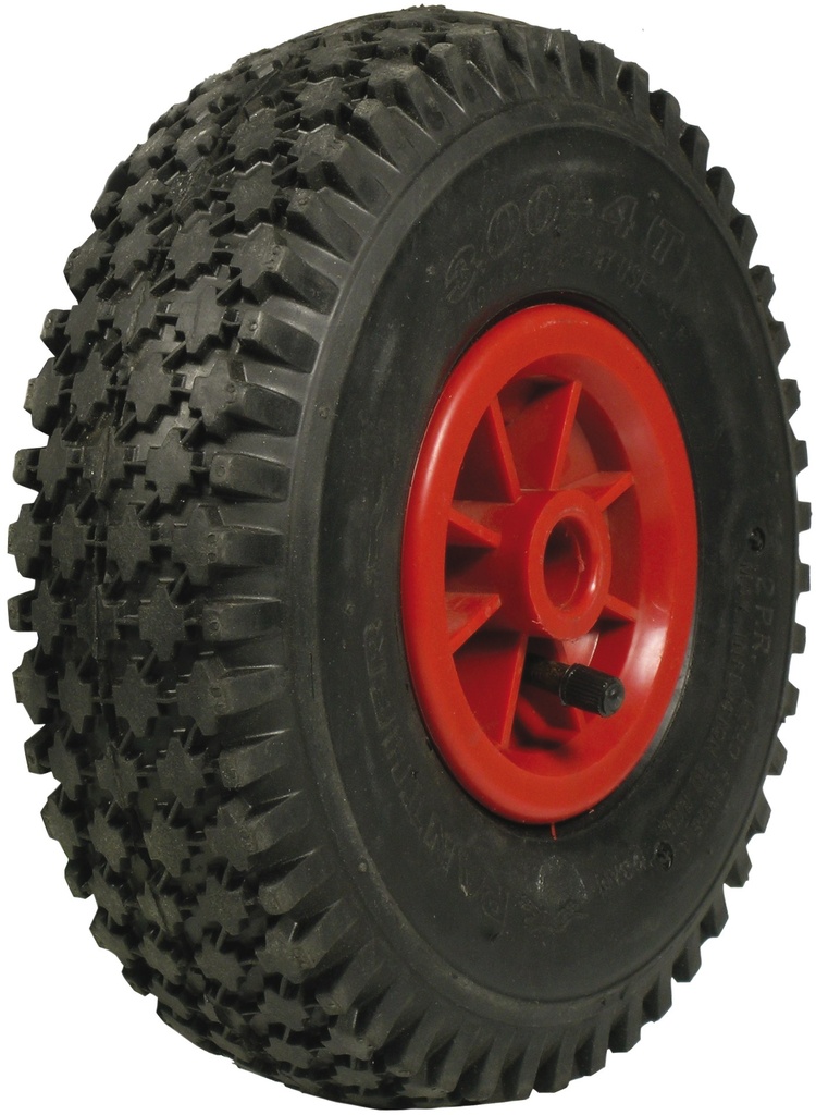 Roata cu anvelopa de gradina si janta nailon 75 mm 40163