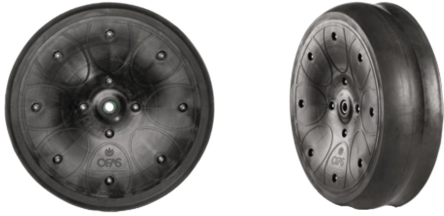 Roata cu janta din fier si plastic 40 mm 40477