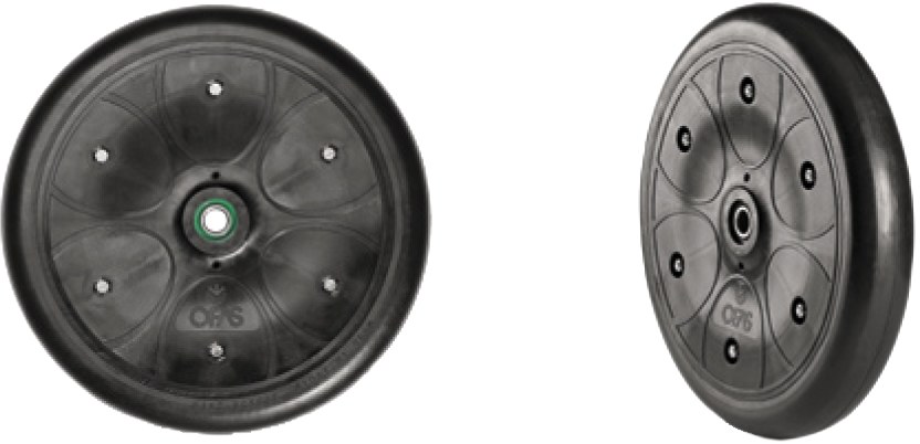 Roata cu janta din plastic 40 mm 40481