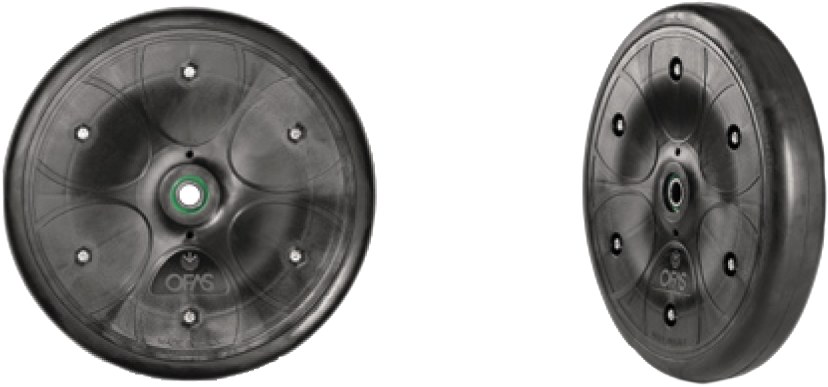Roata cu janta din plastic 40 mm 40485