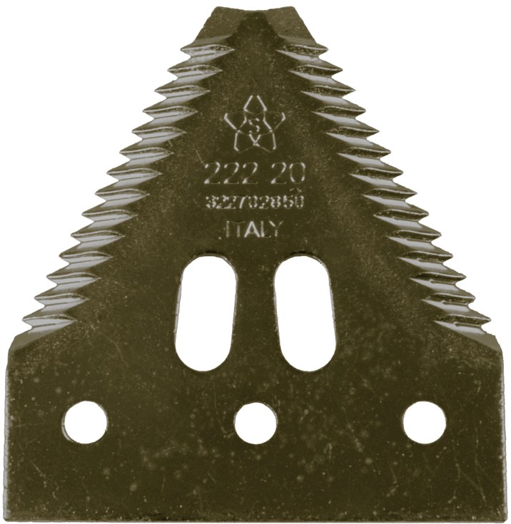 Lama pentru treierator de recoltat - Placa Z.14 3" - 80x2,7 mm 80 mm 46221