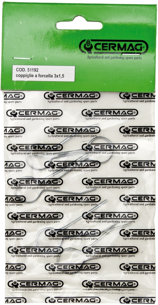Pachet 5 cleme 38 mm 51192