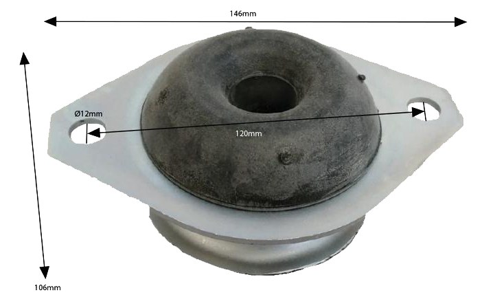 Izolator din cauciuc 23.4 mm 5132016C