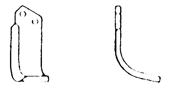 Lama curbata dreapta 115 mm 55048