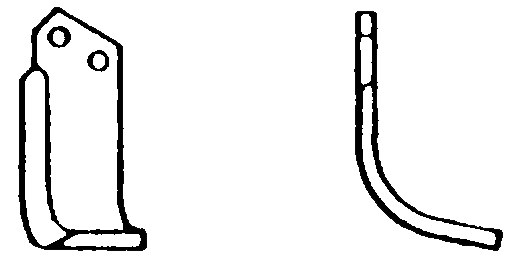 Lama curbata dreapta 100 mm 55136