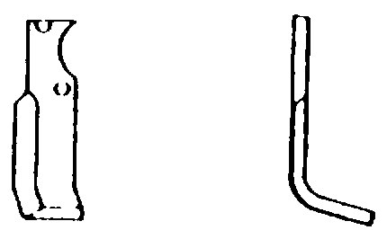 Lama curbata dreapta 71 mm 55161