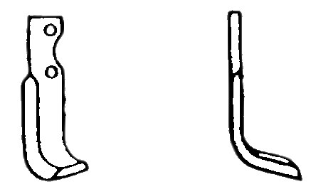 Lama curbata dreapta 61 mm 55180