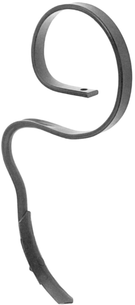 Dinți arc pentru cultivatoare fără punct tip RAU 390 mm 55467