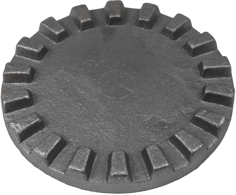 Placa dintata fara orificiu pentru racle 186 mm 55852