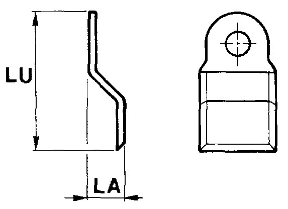 Cuțit pentru cuțit Orificiu 25,5 mm 240 mm 56207