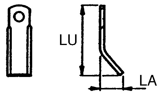 Cuțit pentru cuțit Orificiu 20,5 mm 150 mm 56315