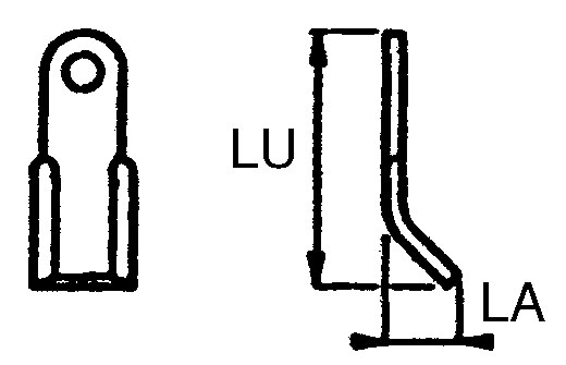 Cuțit pentru cuțit Orificiu 25,5 mm 140 mm 56333