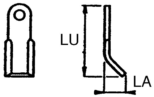 Cuțit pentru cuțit Orificiu 14,5 mm 134 mm 56336