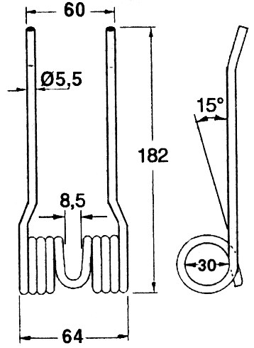 Arc pentru presa de balotat rotunzi 182 mm 56682