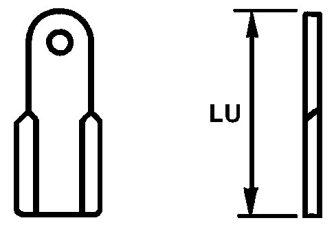 Cuțit pentru cuțit Orificiu 16,5 mm 130 mm 56910
