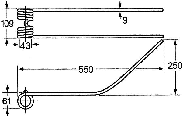 Arc rotativ 550 mm 57324