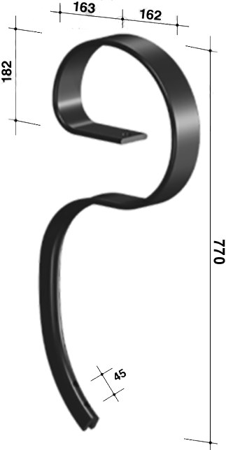 Coltivatoare ELPHANT cu dinți fără vârf 770 mm 57655
