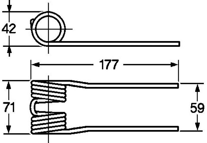 Arc autoîncărcător 177 mm 57687