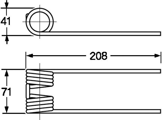 Arc autoîncărcător 208 mm 57688