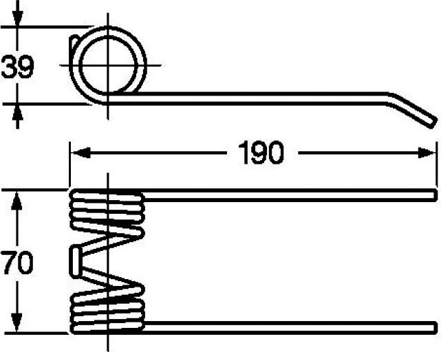 Arc autoîncărcător 190 mm 57689