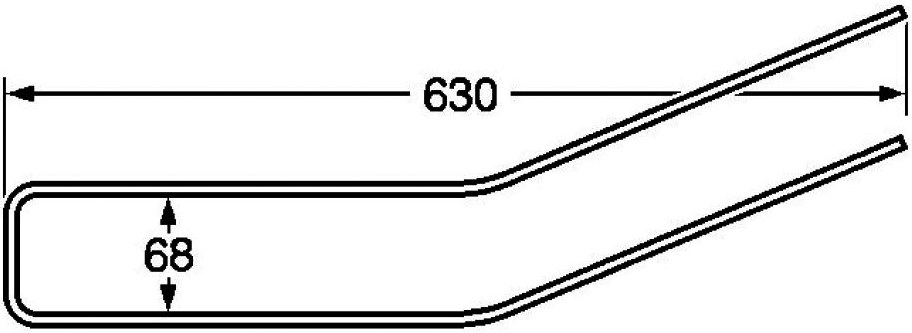 Învârtitori de brazde arc 630 mm 57690