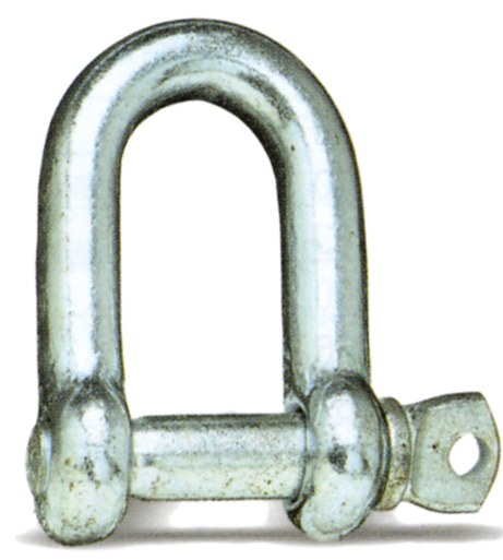 Catena D zincata cu bolt filetat Dimensiunea 6 mm 60065