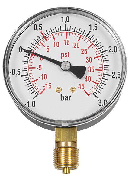 Vacuometru cu conexiune inferioară 61136