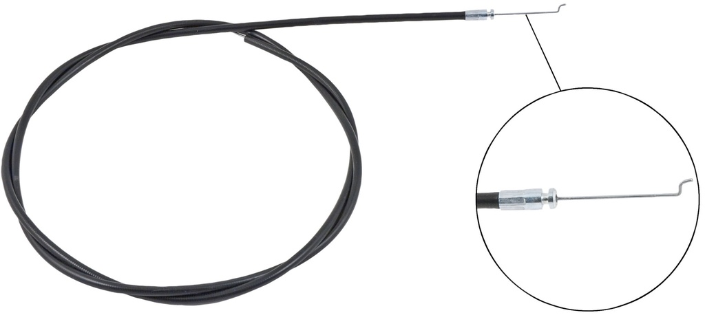 Cablu de accelerație complet cu manta Diametru cablu 1,5 mm Lungime ca 1700 mm 62444