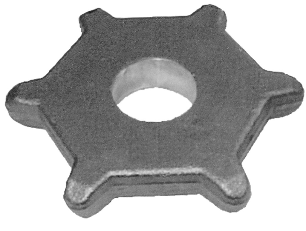 PIGNON DE LANTUL DE TRASARE DIN OTEL PAS 80 - 6 DENTI 62919