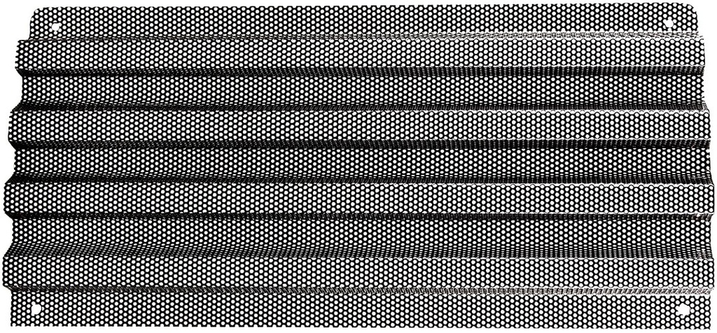 Grilă superioară a capotei metalice 64506
