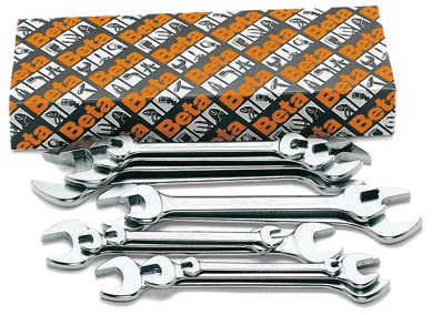 Set de 8 chei duble cu cap deschis 70055