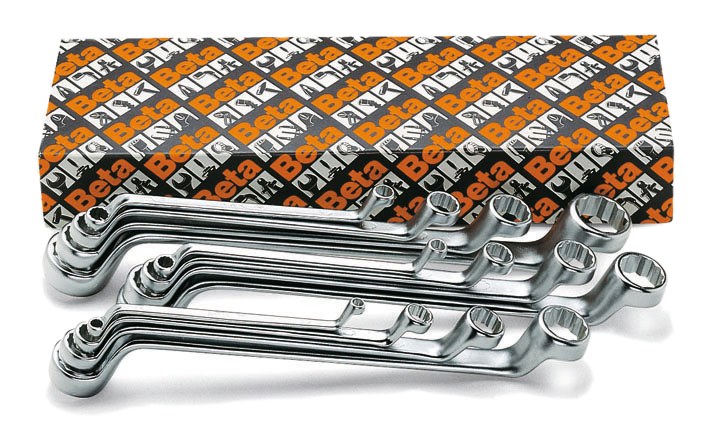 Set de 8 chei cu inelare profunde cu două capete 70066