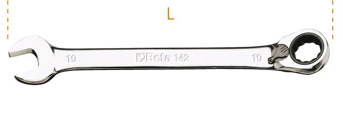 Chei combinate cu clichet reversibile 135 mm 70068