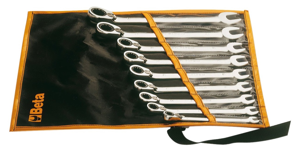 Set de 6 chei combinate cu clichet reversibile 8-10-13-14-17-19 mm 70077