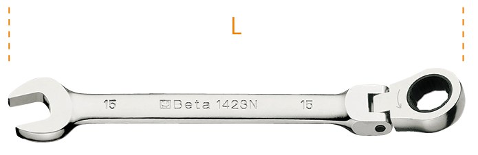 Chei combinate cu clichet cu capăt pivotant 136 mm 70078