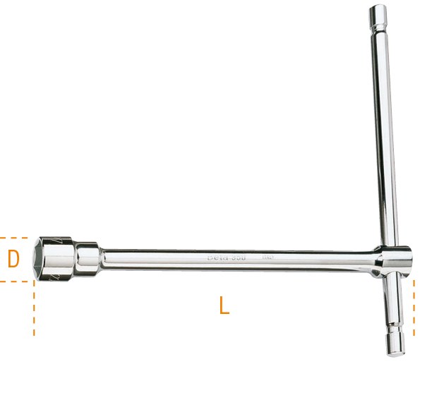 Chei tubulare hexagonale cu mâner „T” 212 mm 70097