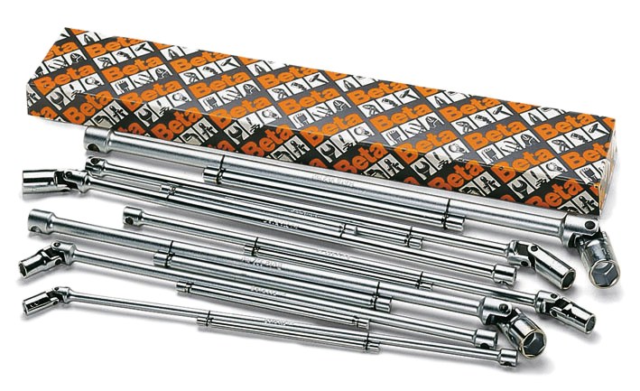 Set de 7 chei cu mâner „T” cu dub hexagonal pivotant 8-10-11-13-14-17-19 mm 70112