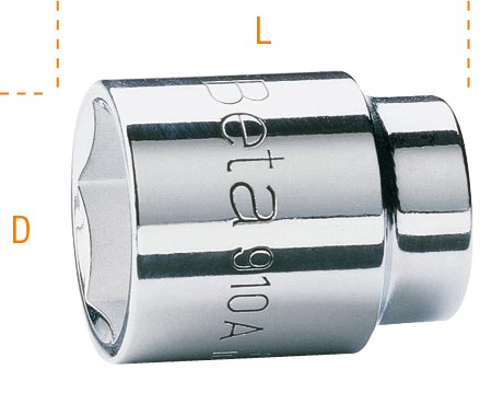 Chei tubulare hexagonale cu antrenare pătrată 3/8" 28 mm 70135