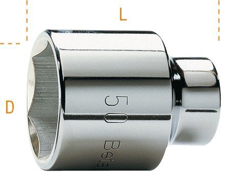 Chei hexagonale de mână cu acționare pătrată 3/4" 50 mm 70182