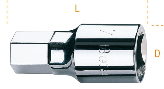 Chei hexagonale cu acționare pătrată tată de 3/4" 75 mm 70194