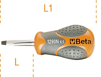 Șurubelniță pentru șuruburi cu cap crestat tip extra scurt SxAxL 0,8x4 30 mm 70291