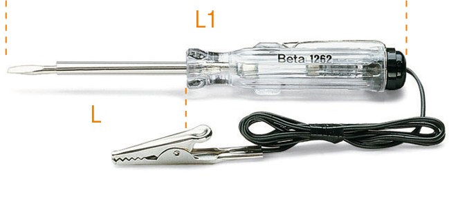 Surubelnita tester circuit 6-24V SxAxL 0,5x3x44 mm 70304