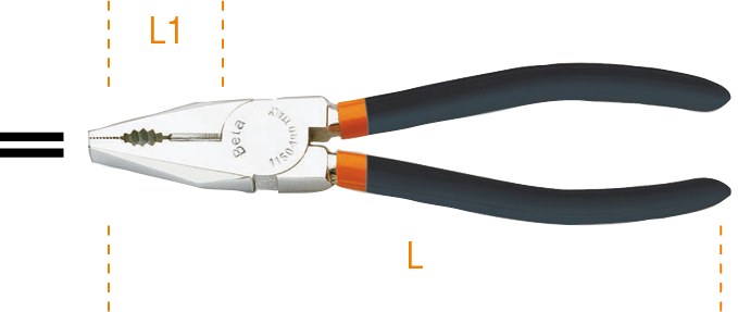 Cleste universal cu manere PVC antiderapante 200 mm 70346