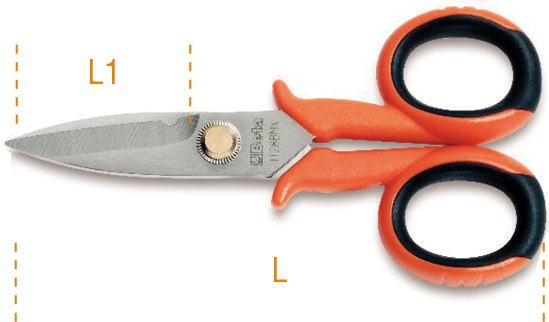 Foarfece electricieni drepte lame in Otel inoxidabil 142 mm 70365