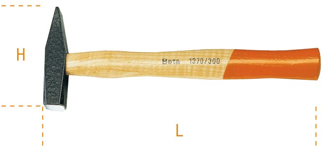 Ciocan mecanic cu arbore din lemn greutate cap 300 g 300 mm 70382