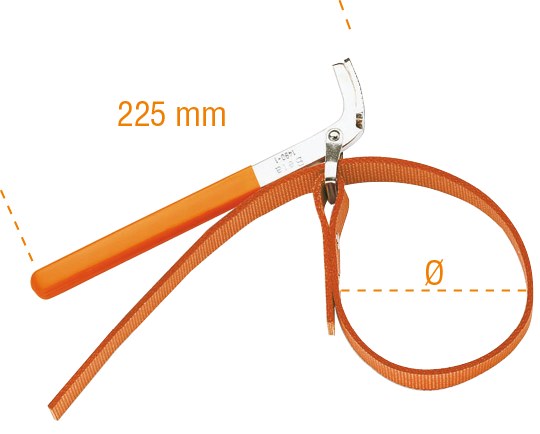Cheie cu bandă pentru filtre de ulei 70431