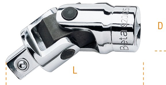 1/2" Filet exterior si Filet interior Patrat drive joint 75 mm 70469