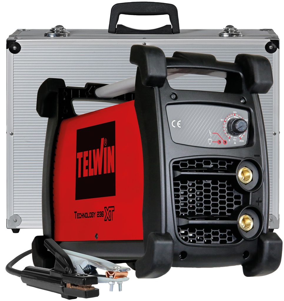 Aparat de sudura cu electrozi invertor MMA si TIG - TECHNOLOGY 236 XT 10 kW 70508