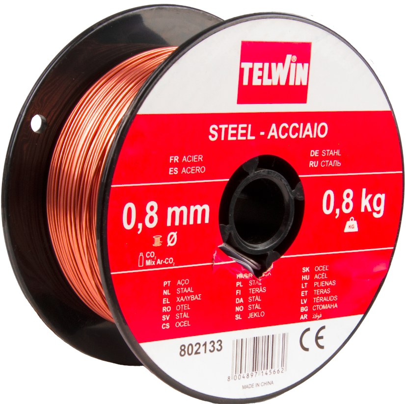 Bobina de sarma de otel 0,8 kg Diametrul de sarma 0,8 mm 70519